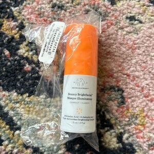 Drunk Elephant Bouncy Brightfacial Deluxe Sample Radiance Mask Azelaic Acid